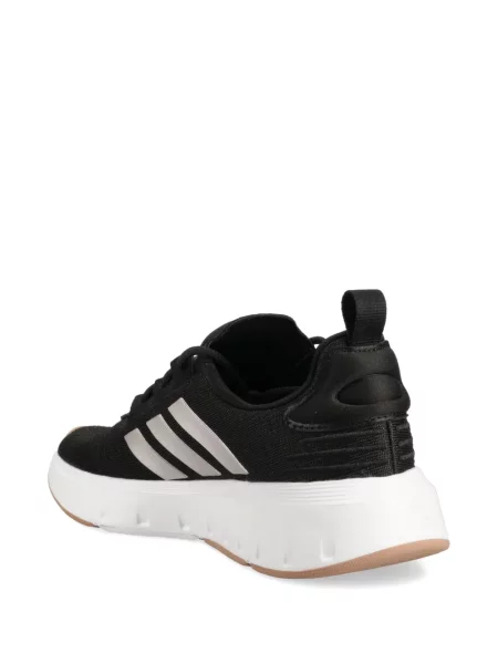 Sneakersy Adidas Terrex w paski z nadrukiem skórzane czarne