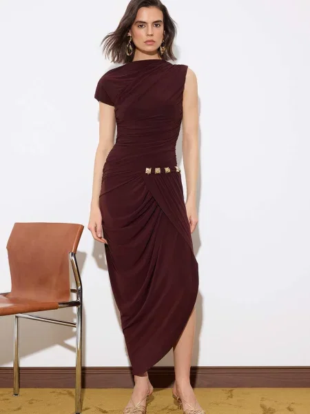 Trendyol Rochie maro