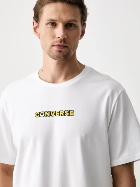 Converse тениска от x Minions & Monsters бяло