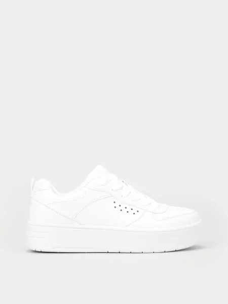 Детские кеды Skechers белые
