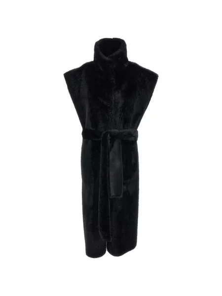 Cu centură reversibil palton Stand Studio negru
