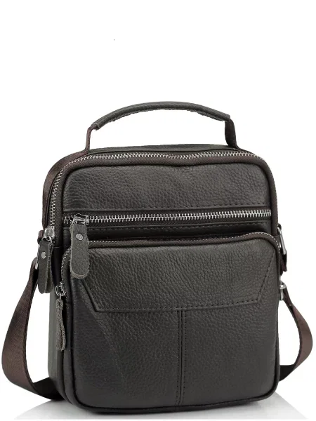 Кожаная сумка Royalbag коричневая