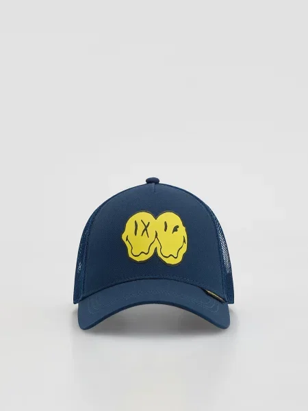 Reserved SmileyWorld® beanie sapka tengerészkék