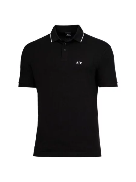 Armani Exchange Polo marškinėliai Comfort Fit juoda