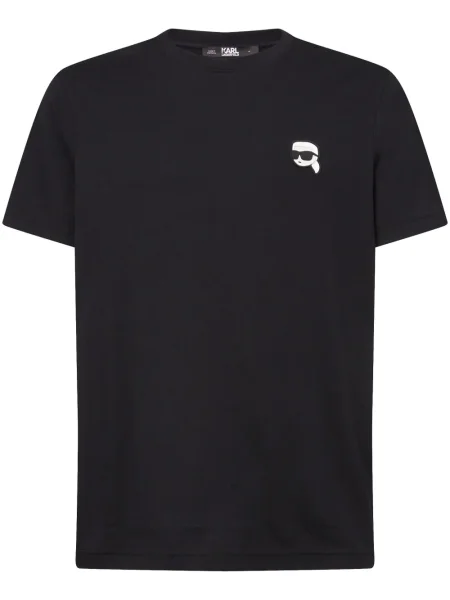Tricou Karl Lagerfeld cu imagine negru