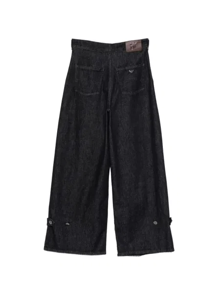 Široke traperice Emporio Armani plava