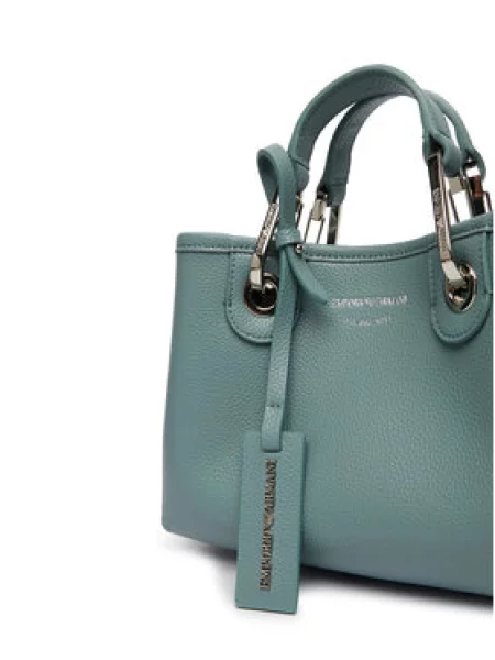Ročna torba Emporio Armani Rjava modra