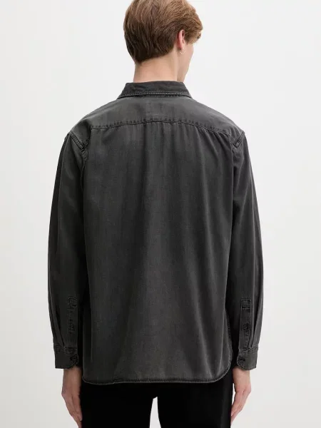 Krój relaxed fit koszula overshirt z denimu model JACKSON' Levi's szara