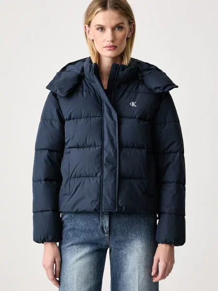 Calvin Klein Jeans kurtka pikowana granatowa