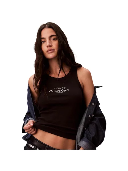 Calvin Klein Jeans top za žene crna
