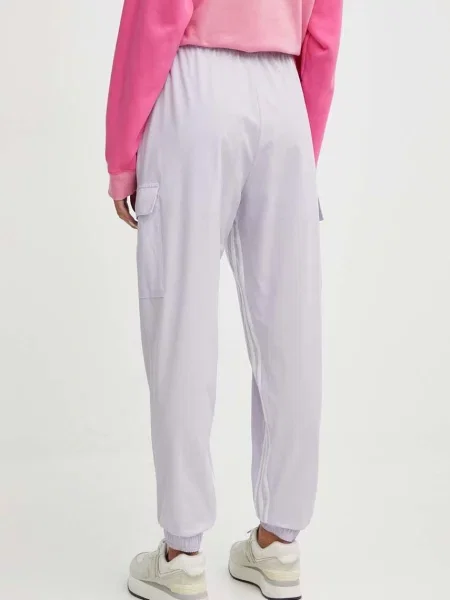 Legginsy Adidas fioletowe