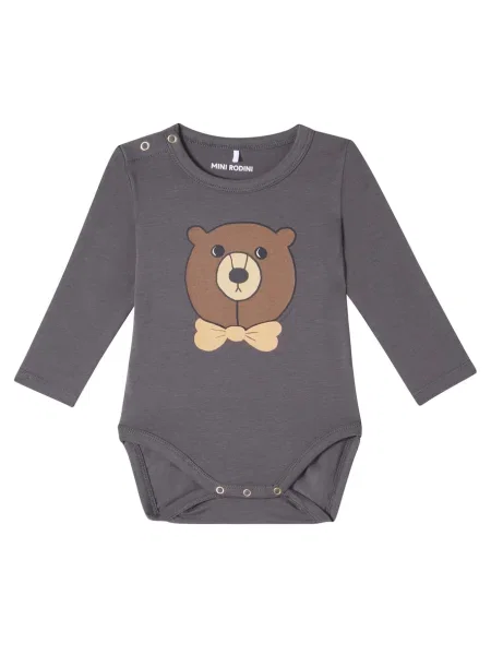 Gyerek body Mini Rodini szürke