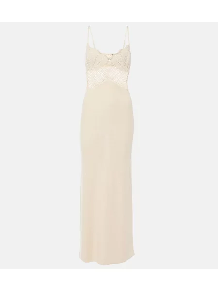 Rochie maxi Staud de costum alb