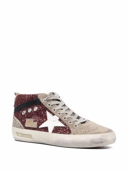Sportbačiai Golden Goose Mid Star raudona
