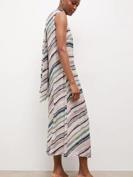 Answear.LAB sukienka z z kolekcji Unscripted beżowa