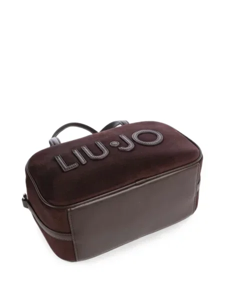 Шопинг чанта Liu Jo с автограф кафяво