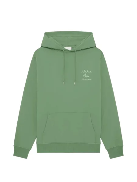 Hanorac cu glugă Drole De Monsieur verde