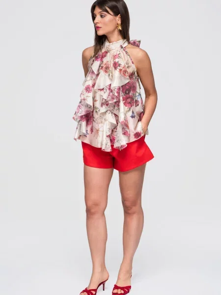 Bluză Edoti cu model floral