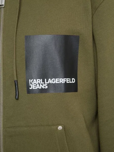 Свитер Karl Lagerfeld Jeans зеленый