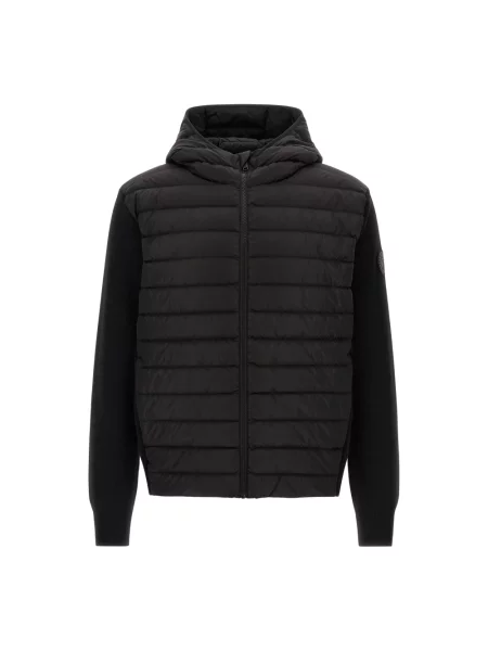 Kurtka Canada Goose wełniana z kapturem czarna