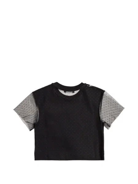 Top dziecięcy Balmain czarny