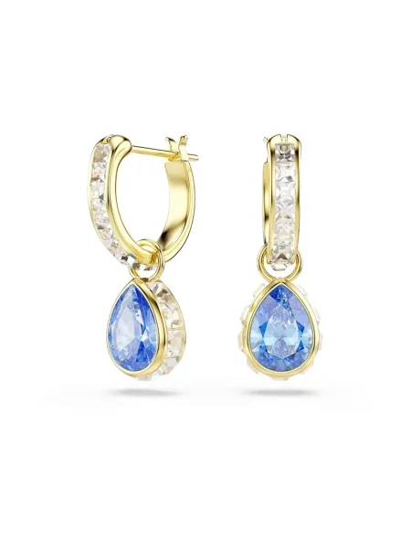 Swarovski kolczyki pozłacane z cyrkonią CHROMA żółte