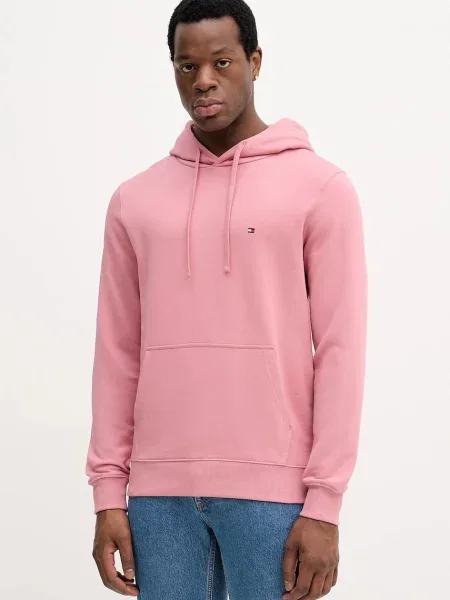 Tommy Hilfiger mikina s kapucí růžová