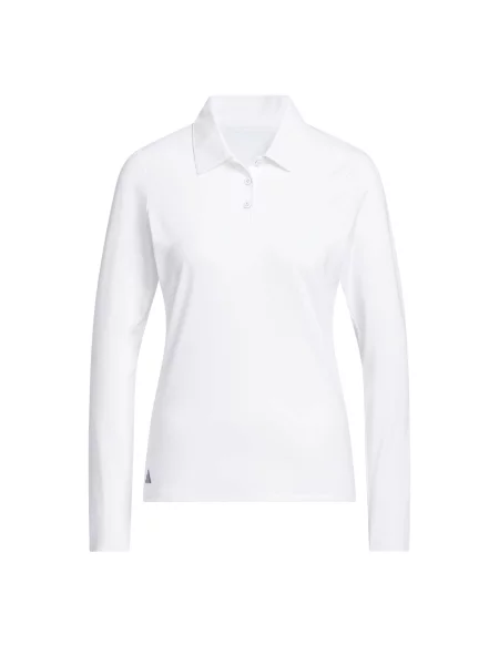ADIDAS PERFORMANCE Λειτουργικό μπλουζάκι PERFORMANCE LONG SLEEVE POLO ναυτικό μπλε λευκό