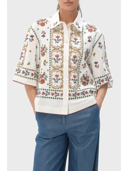 Рубашка Weekend Max Mara белая