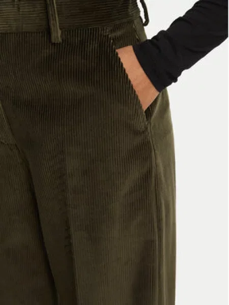 Weekend Max Mara Hlače iz tkanine Tania Khaki