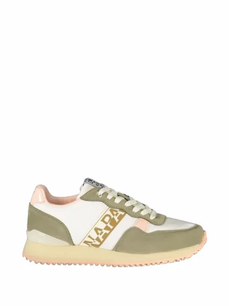 Sneakerși Napapijri cu imagine alb