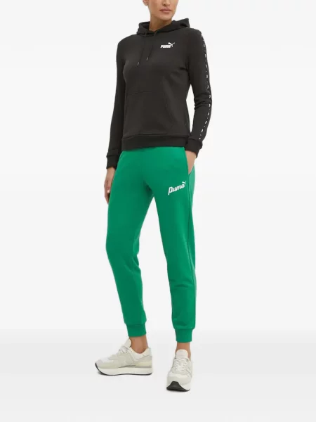 Hanorac cu glugă Puma cu imagine negru