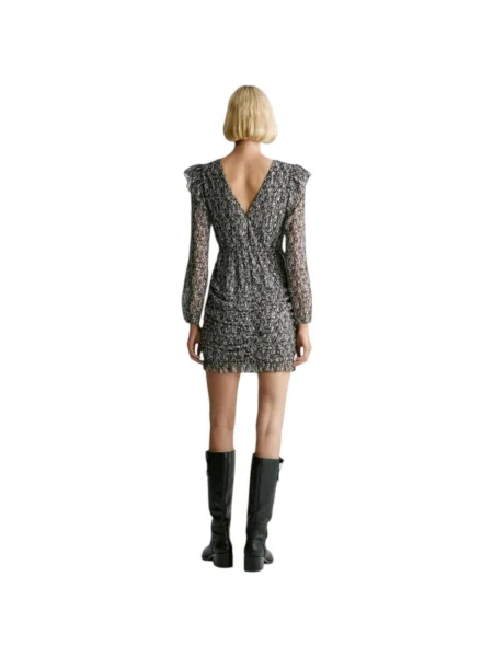 Rochie din denim Pepe Jeans negru