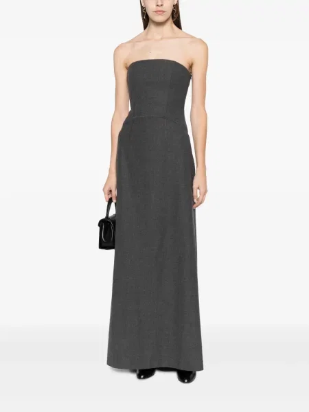 Flanelinis maxi suknele Alberta Ferretti