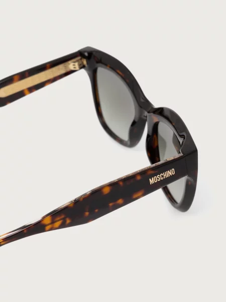 Moschino okulary przeciwsłoneczne brązowe