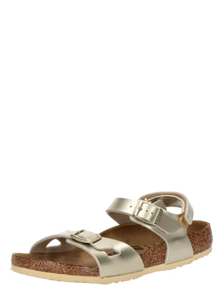 BIRKENSTOCK Pantofi deschiși Rio auriu