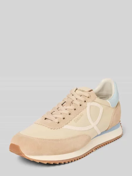 Sneakersy z mieszanki skóry model Lorain' Blauer beżowe