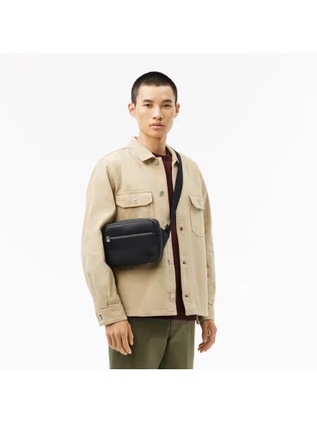 Сумка через плечо Lacoste черная