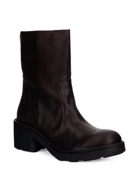 Botine Fly London din piele maro