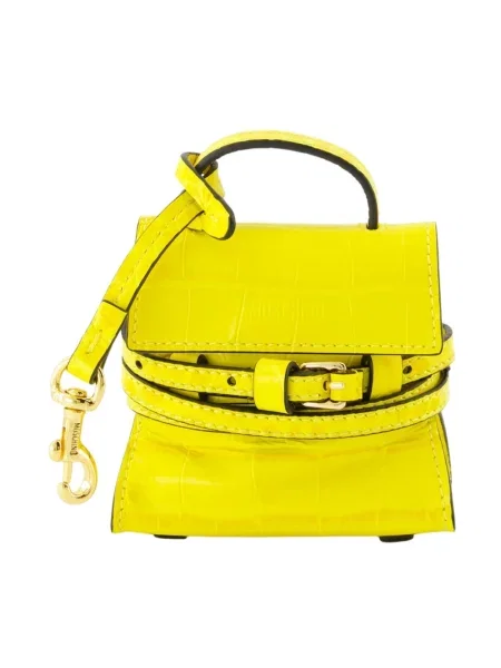 Torebka Moschino wiązana żółta
