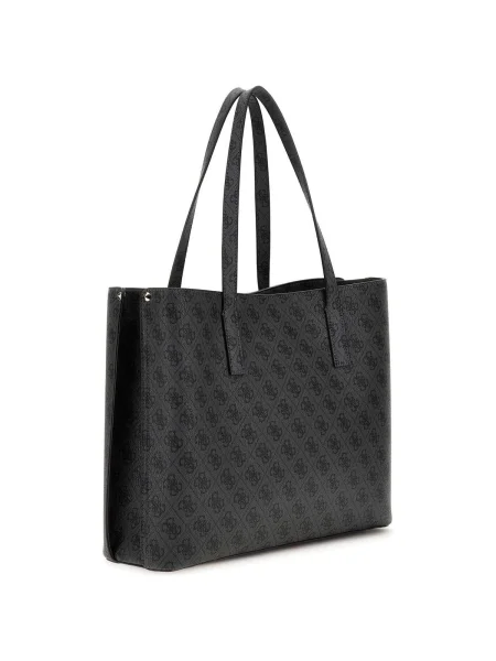 GUESS Shopper tmavosivá čierna