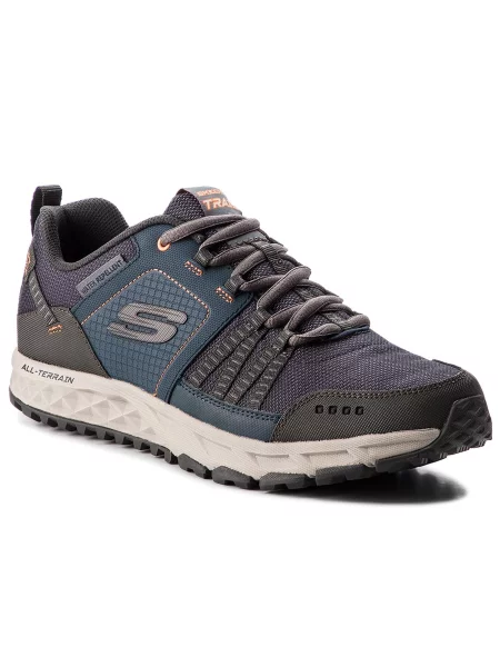 Παπούτσια πεζοπορίας Skechers Escape Plan Navy/Orange μπλε