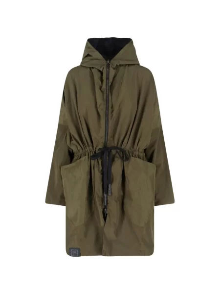 Parka Kimo No-rain z kapturem zielona