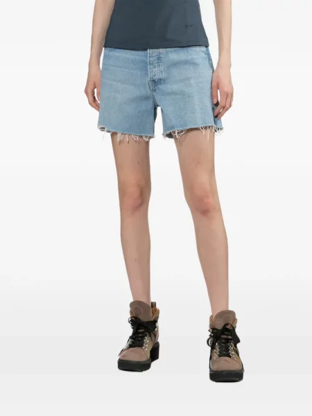 Pantaloni scurți din denim Rag & Bone albastru