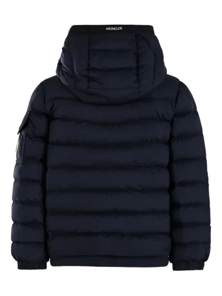 Kurtka dziecięca Moncler Enfant niebieska