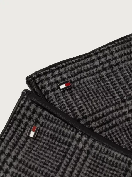 Tommy Hilfiger rukavice pánske s prímesou vlny sivá