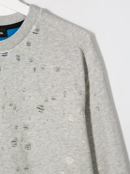 Bluza nierozpinana dziecięca Diesel szara