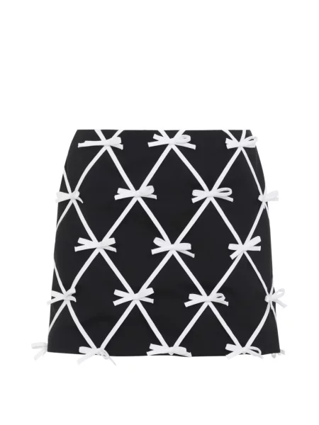 Fusta mini Moschino cu funde negru