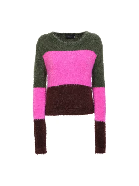 Sweter Dsquared2 brązowy