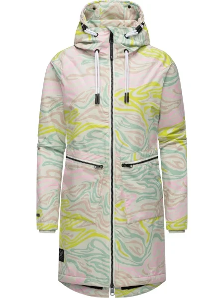Ragwear Funkcionális kabátok Holstic limone / menta / pasztellzöld rózsaszín